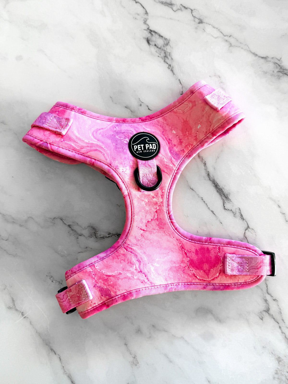 Pink Marble Mesh Harness